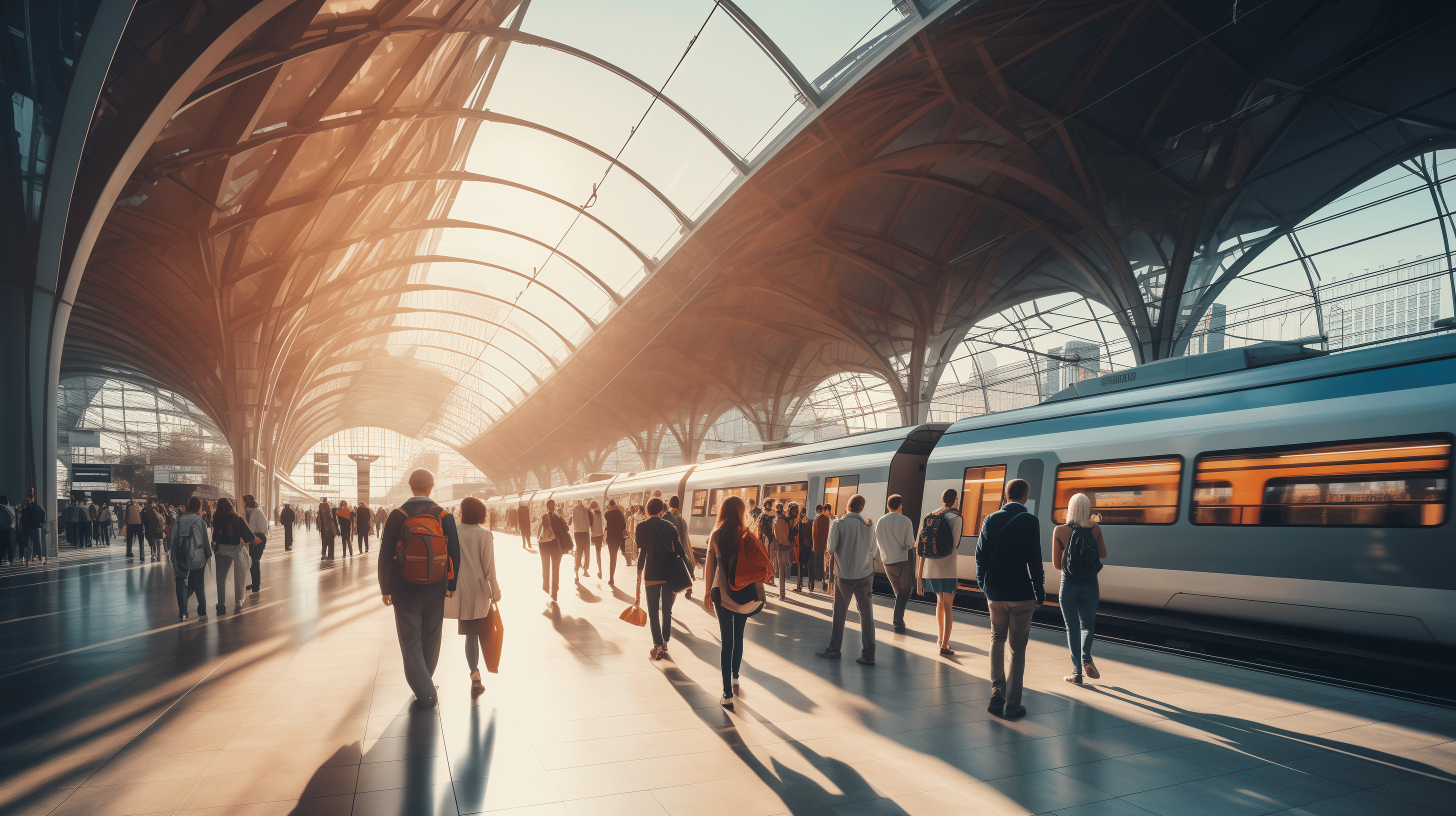european train station