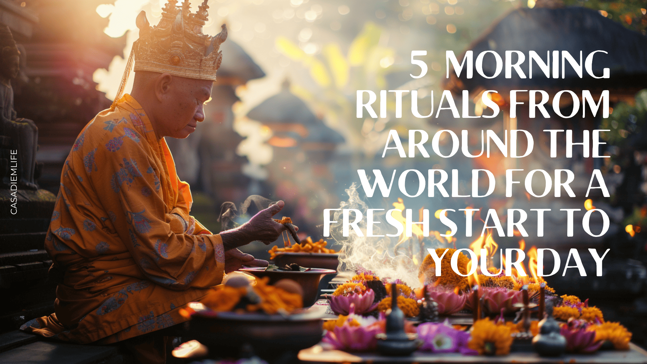 5 morning rituals from around the world to start your day fresh