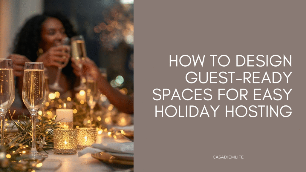 Guest Ready Spaces for Easy Holiday Hosting