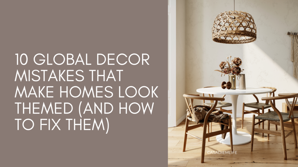 10 Global Decor Mistakes